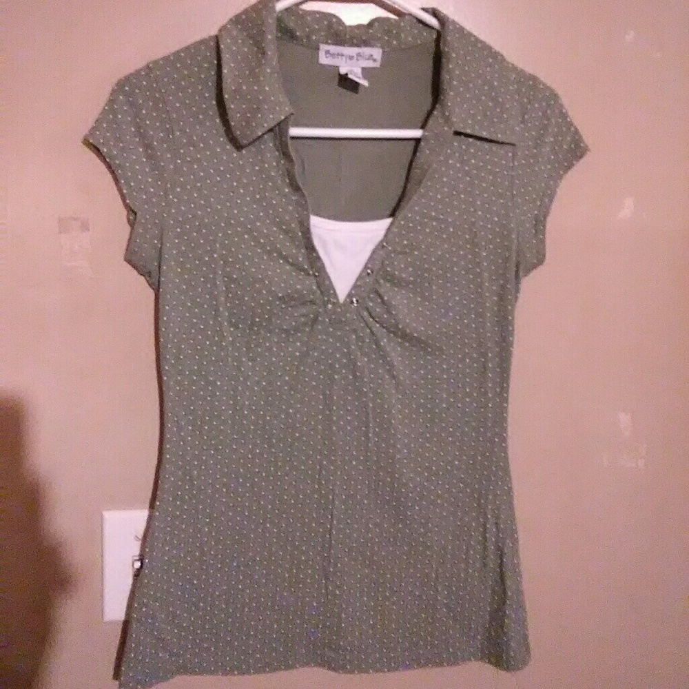💜2 for $20💜 CUTE Betty Blue Size Medium Top